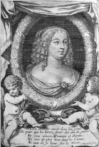 Anne-Geneviève de Bourbon-Condé - Duchesse de Longueville peint par Chauveau